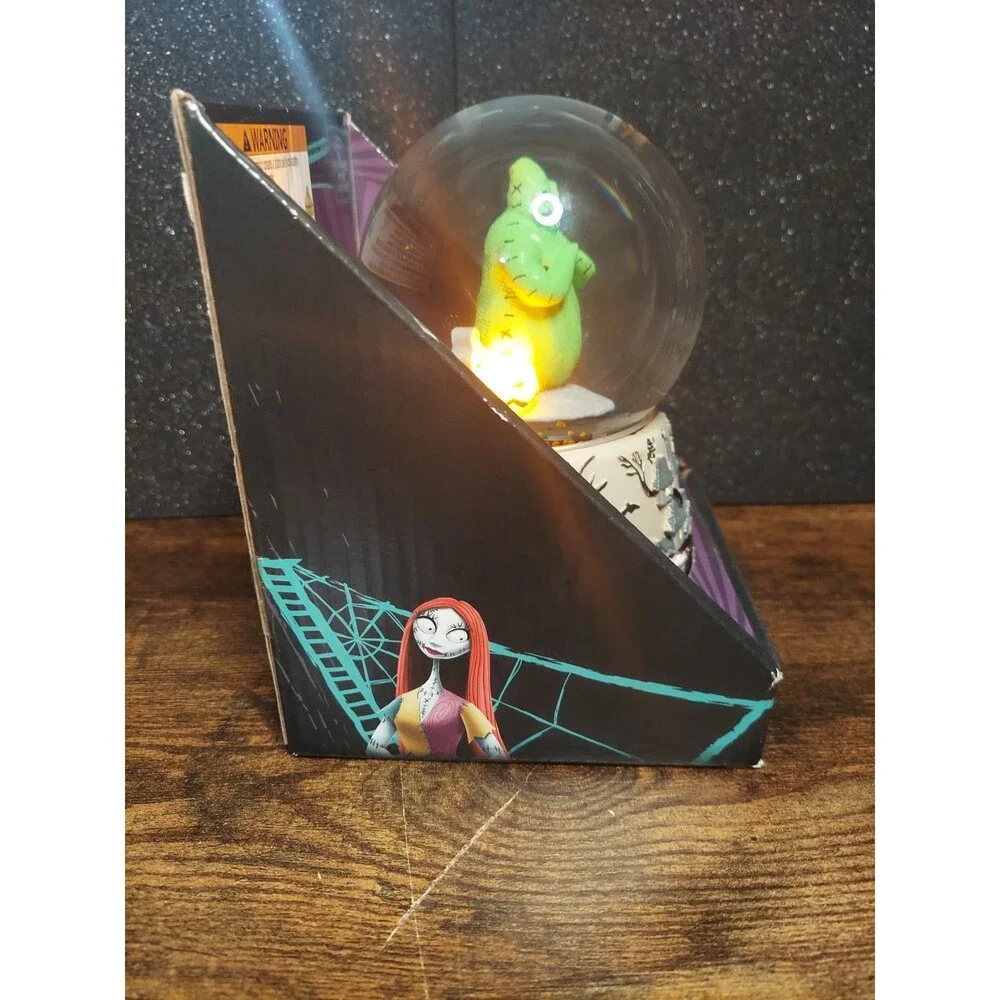Nightmare Before Christmas Oogie Boogie Light Up Snomotion Musical Water Globe